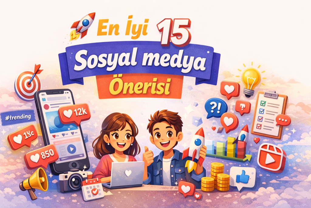 En İyi 15 Sosyal medya Önerisi