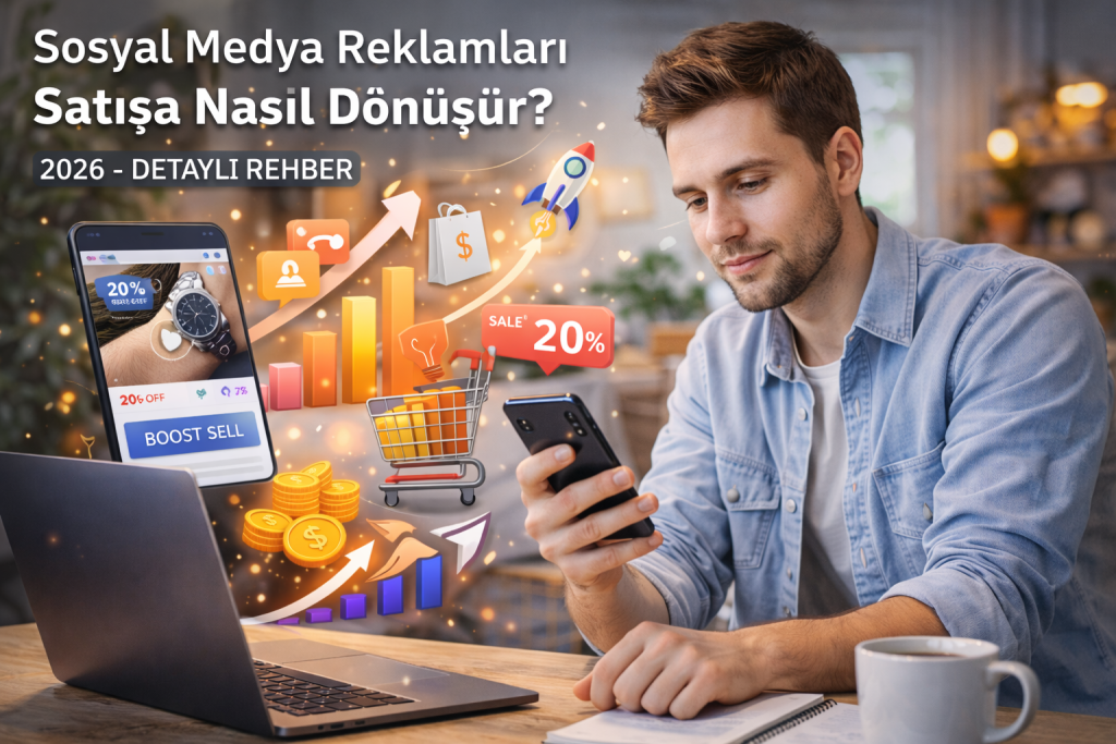 Sosyal Medya Reklamları Satışa Nasıl Dönüşür? 2026 - Detaylı Rehber 