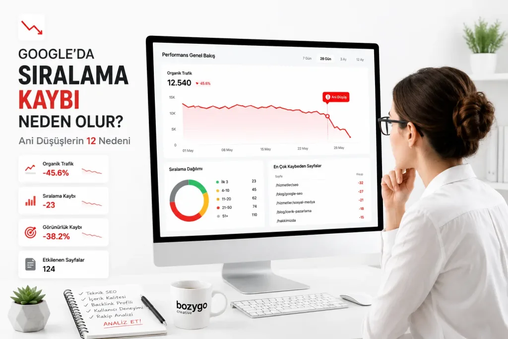 Google’da Sıralama Kaybı Neden Olur?
